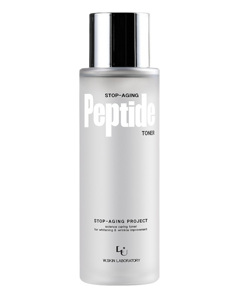 Тонер для обличчя з пептидами та волюфіліном W.Skin Laboratory Stop-Aging Peptide Toner 250 ml 001565 фото