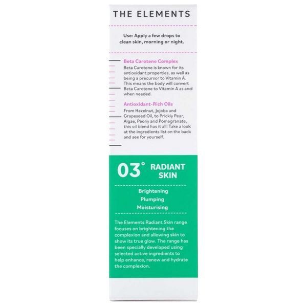 Масло для сияния кожи The Elements Vitamin Glow Facial Oil 30ml 2419228558 фото