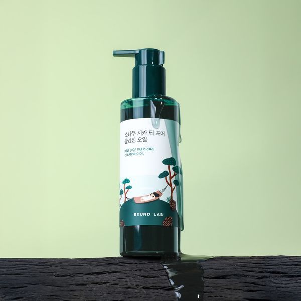 Гидрофильное масло для глубокой очистки пор ROUND LAB Pine Cica Deep Pore Cleansing Oil 200 ml 3195969219 фото