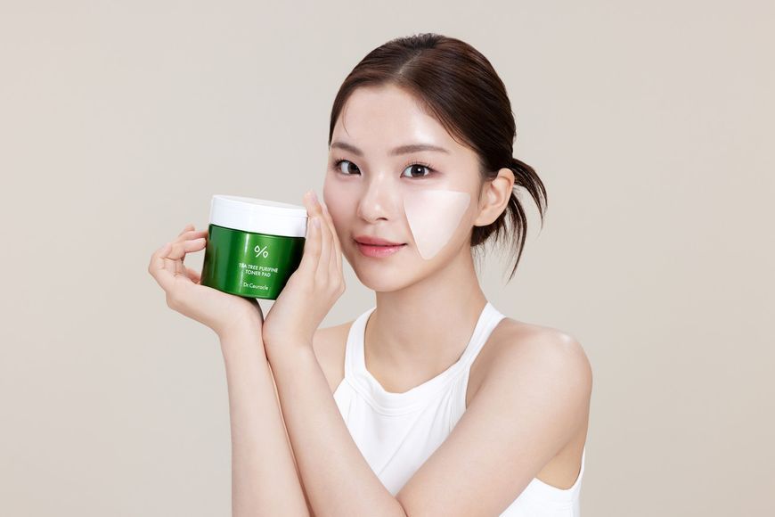 Тонизирующие пады Dr.Ceuracle Tea Tree Purifine Toner Pad 60 шт. с экстрактом чайного дерева 2711632447 фото