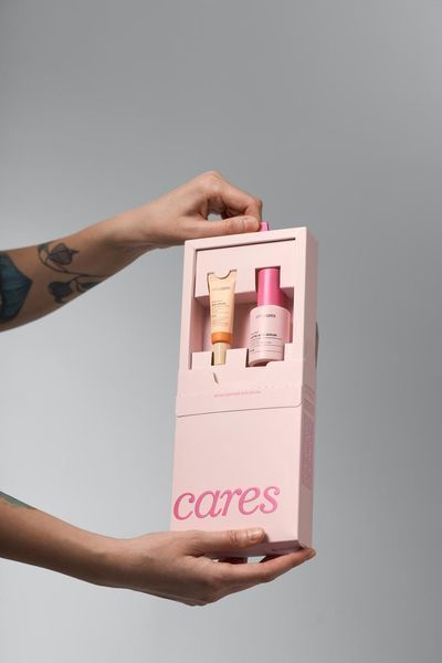 Набір засобів для обличчя Who Cares Gentle Peel Lactic Acid Serum x Bifida Barrier Sun Cream 2579351577 фото