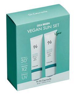 Набір сонцезахисних кремів з центелою Dr.Ceuracle Cica Regen Vegan Sun Set DUO 2в1 2484507318 фото