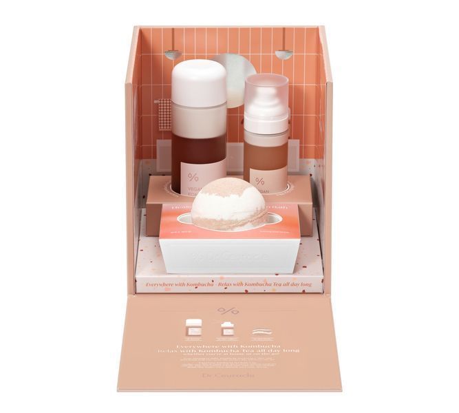 Набор с экстрактом комбучи и черного чая Dr.Ceuracle Vegan Kombucha Tea Relaxing Care Set 3в1 2957038448 фото