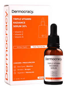 Dermocracy Осветитляющая сыворотка с витамином С, 30 мл Triple Vitamin Radiance Serum 30% 001310 фото