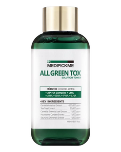 MEDIPICKME Успокаивающий тонер All Green Tox Solution Toner 150 ml 000907 фото