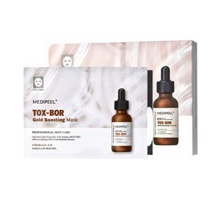 Поживна маска MEDIPEEL Tox-Bor Gold Boosting Mask 25 мл для підвищення пружності шкіри 2668330983 фото