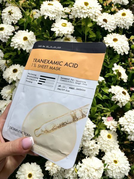 Derma Factory Осветляющая тканевая маска с транексамовой кислотой - Tranexamic Acid 1% Sheet Mask 1978317117 фото