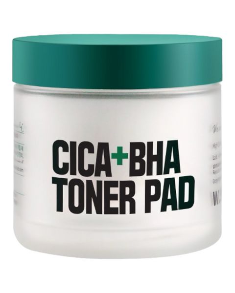 Тонер-педы W.Skin Laboratory Cica + BHA Toner PAD 70шт с центеллой и BHA-кислотой 15791 фото