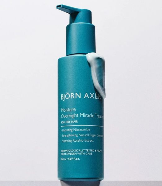 Нічний зволожувальний догляд для сухого волосся BJORN AXEN Moisture Overnight Miracle Treatment 150 мл 3221028925 фото