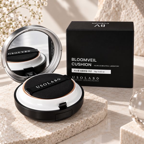 Тональний кушон з полінуклеотидами Usolab Bloomveil Cushion 15 г 3199071969 фото