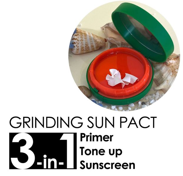 Солнцезащитное корректирующее матирующее средство PESTLO Saferecipe No Sebum Grinding Sun Pact SPF50 (Запаска) 001615 фото