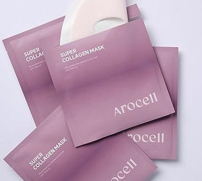 Гідрогелева маска Arocell Super Power Mask EX з колагеном та 10 видами гіалуронової кислоти 2624433244 фото