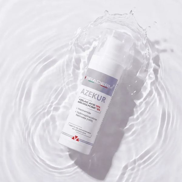 Крем для контролю акне та підтримки ремісії Braderm Azekur Cream 30 ml 3201927784 фото