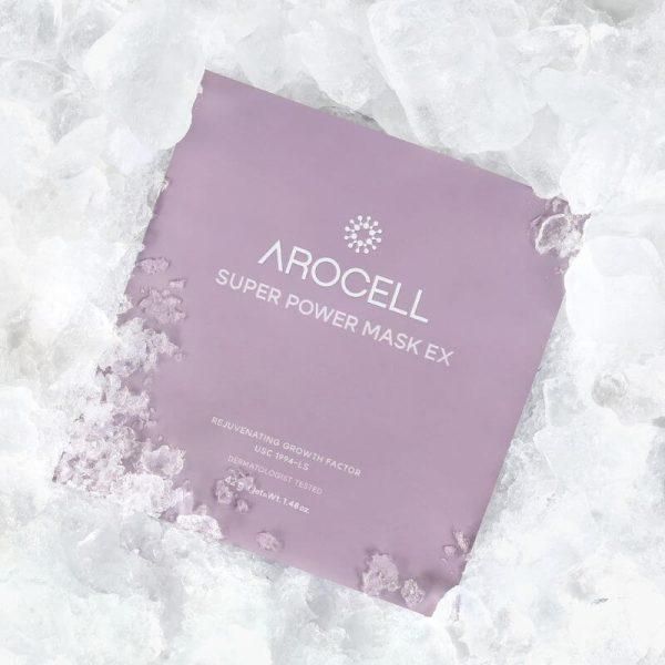 Гідрогелева маска Arocell Super Power Mask EX з колагеном та 10 видами гіалуронової кислоти 2624433244 фото