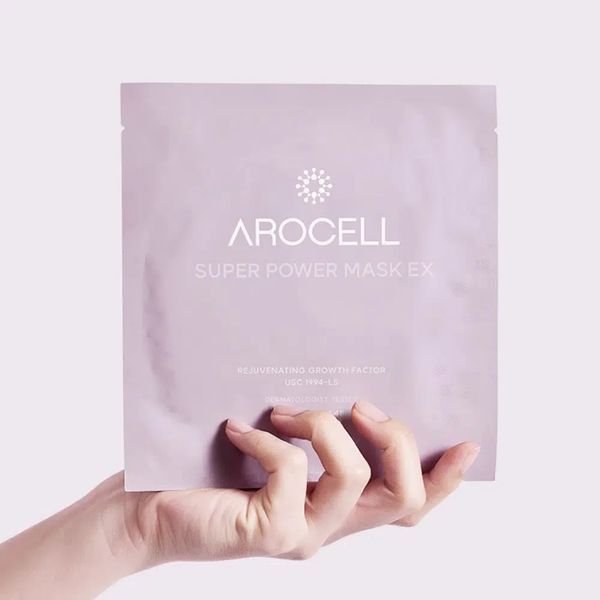 Гідрогелева маска Arocell Super Power Mask EX з колагеном та 10 видами гіалуронової кислоти 2624433244 фото