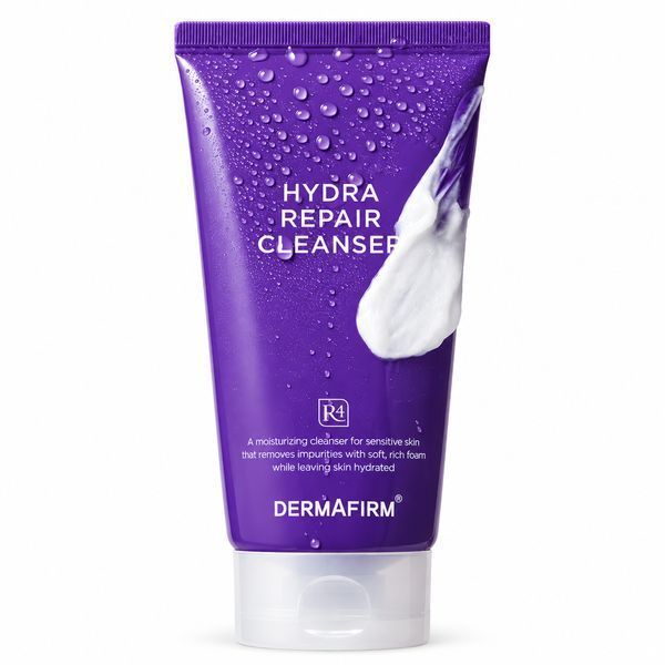 Дeликатная восстанавливающая пенка с экзосомами DermAfirm Hydra Repair Cleanser R4 Perilla Purple 120 ml 3229101033 фото