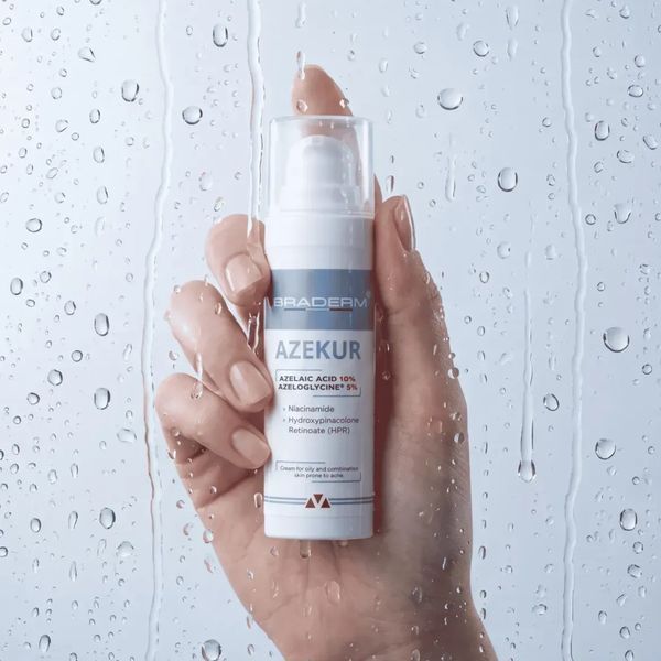 Крем для контролю акне та підтримки ремісії Braderm Azekur Cream 30 ml 3201927784 фото