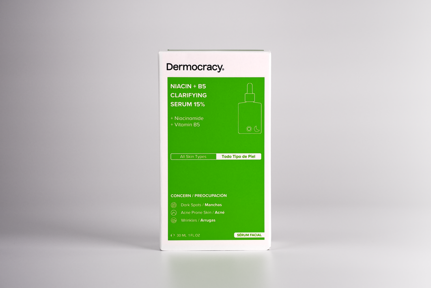 Dermocracy Протизапальна сироватка з відновлюючими властивостями Niacin + B5 Clarifying Serum 30 ml 001315 фото