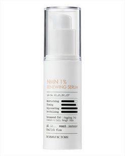 Оновлююча антиоксидантна сироватка Derma Factory NMN 1% Renewing Serum 30 мл 2581422860 фото