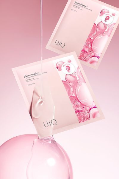 Гидрогелевая маска с коллагеном UIQ Biome Barrier Collagen Firming Hydrogel Mask 40 g 2764891448 фото