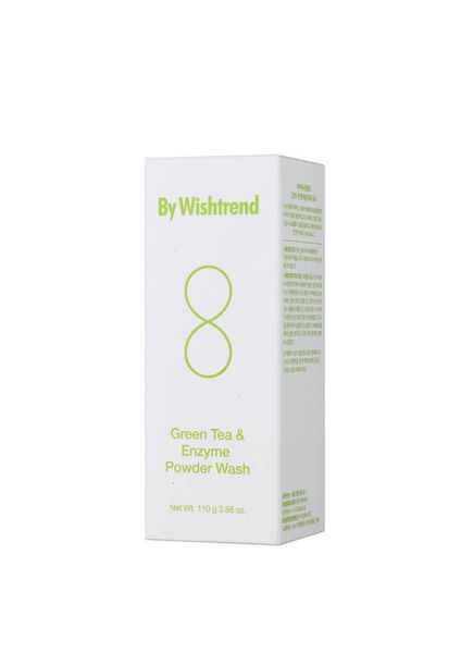 By Wishtrend Green Tea & Enzyme Powder Wash 110 гр - Ензимна пудра для вмивання із зеленим чаєм BW01 фото