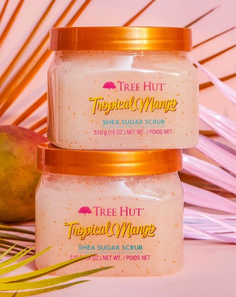 TREE HUT Скраб для тела с экстрактом манго - Shea Sugar Scrub Tropical Mango 510 г 000427 фото