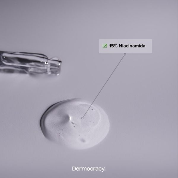 Dermocracy Концентрована протизапальна і освітлююча сироватка Brightening Niacinamide Serum 15%  001320 фото