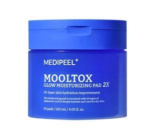 Увлажняющие педы для лица MEDIPEEL Mooltox Glow Moisturizing Pad 2x 50 шт. 2868318523 фото