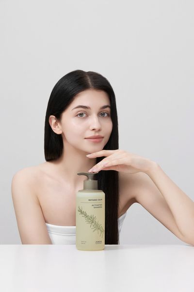 Веганский шампунь для укрепления волос AMOS Professional Botanic Calm Activating Shampoo 500 ml 2914529360 фото