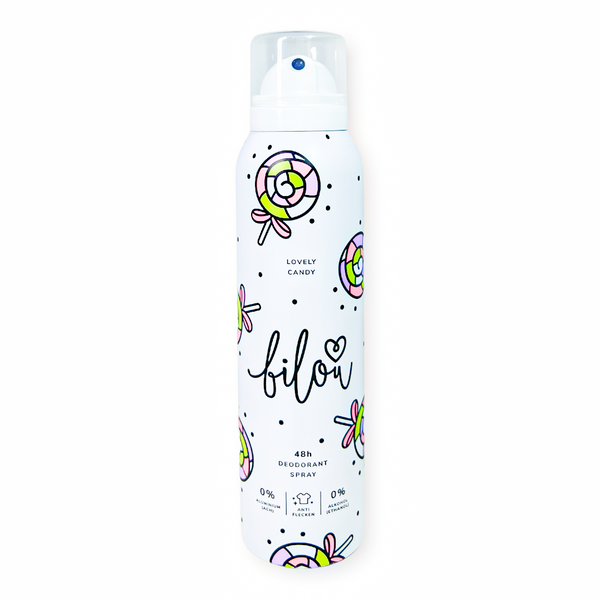 BILOU Lovely Candy Deodorant - Дезодорант-спрей з ароматом суперсолодкого льодяника та солодкого зефіра 1643132735 фото