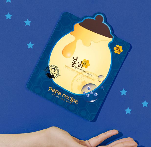 Увлажняющая тканевая маска Papa Recipe Bombee Pepta Ampoule Honey Mask 25 g с пептидами и экстрактом меда 3236 фото