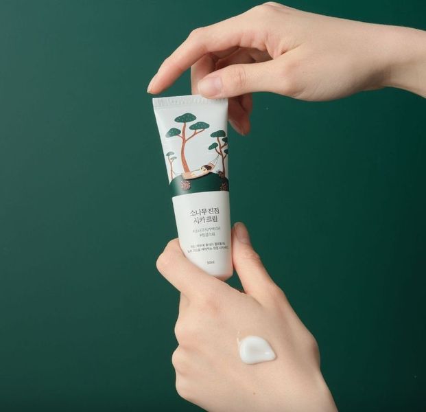 ROUND LAB Pine Calming Cica Cream 50 ml - Заспокійливий крем з екстрактом голок сосни 1745147068 фото