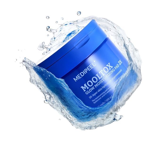 Зволожуючі педи для обличчя MEDIPEEL Mooltox Glow Moisturizing Pad 2x 50 шт. 2868318523 фото