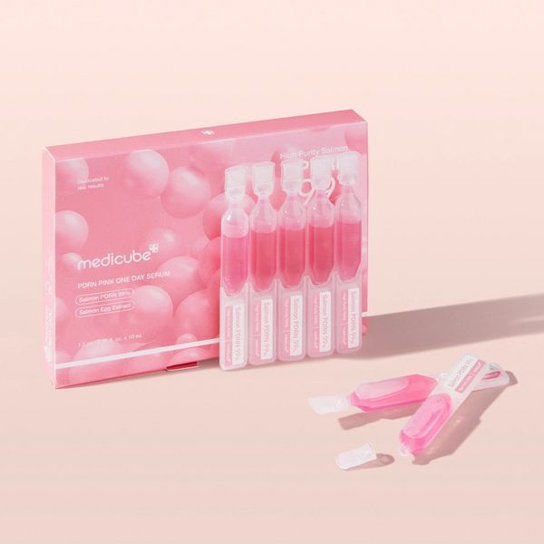 Увлажняющая сыворотка для сияния кожи Medicube PDRN Pink One Day Serum 10 шт. с полинуклеотидами и коллагеном 2716236348 фото