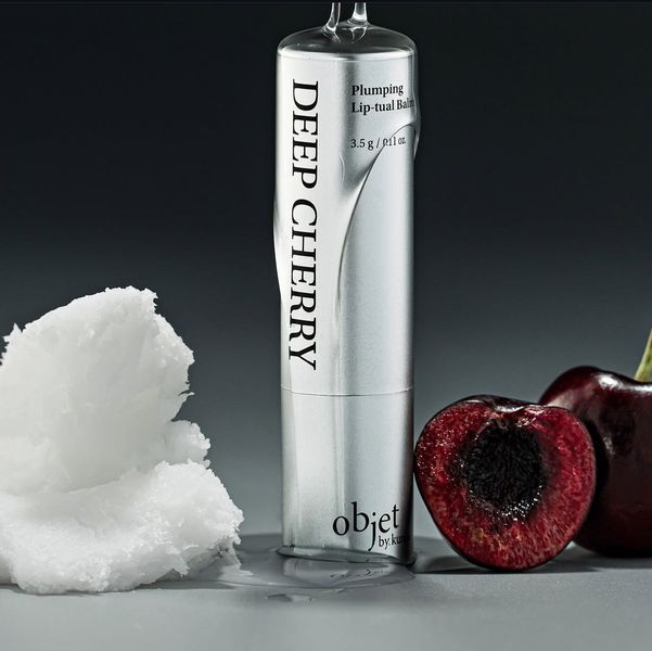 Бальзам для губ Соковита Вишня Objet by Kundal Lip Tual Balm DEEP CHERRY 3,5g 3067297350 фото