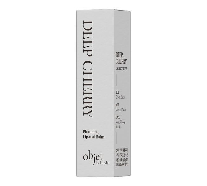 Бальзам для губ Соковита Вишня Objet by Kundal Lip Tual Balm DEEP CHERRY 3,5g 3067297350 фото