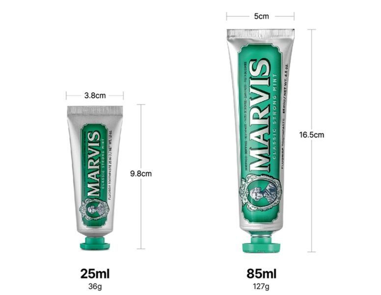 Зубна паста Marvis Classic Strong Mint класична інтенсивна м'ята 85 мл 2191299692 фото
