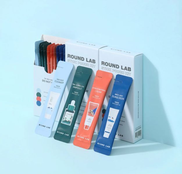 Набір мініатюр ROUND LAB Stick Pouch Kit 2370477978 фото