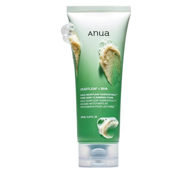 Глибоко очищуюча пінка для вмивання Anua Heartleaf Quercetinol Pore Deep Cleansing Foam 150 мл 2591165492 фото