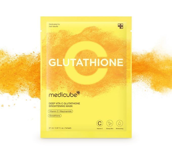 Осветляющая тканевая маска Medicube Deep Vita C Glutathione Brightening Mask 27 мл с витамином С 2716252253 фото