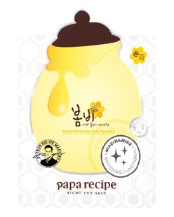 Осветляющая тканевая маска Papa Recipe Bombee Whitening Honey Mask 25 g с алмазной пудрой и экстрактом 3234 фото