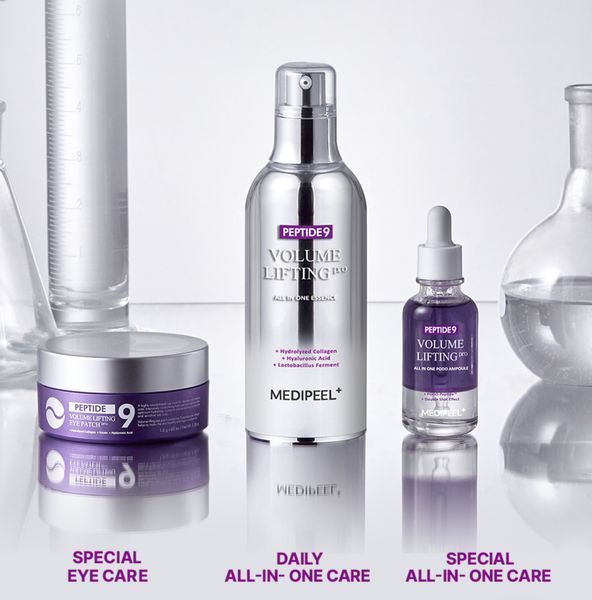 Багатофункціональна есенція для обличчя з пептидами Medi Peel Peptide 9 Volume Lifting All In One Essence Pro 100 ml 2328404918 фото