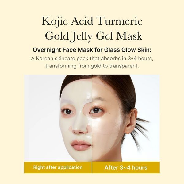 Осветляющая гидрогелевая маска Medicube Kojic Acid Turmeric Brightening Gel Mask 28 г с койевой кислотой 2716523417 фото