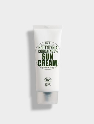 Derma Factory Houttuynia Cordata 65% Sun Cream SPF50+ PA+++ - Сонцезахисний зволожуючий крем, 50 мл 000063 фото
