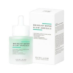 Заспокійлива, зволожуюча та протинабрякова сироватка Usolab Bio Relief Water Glow Ampoule 30 мл 2916661697 фото