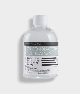 Derma Factory Gluconolactone 10% Treatment - Делікатний пілінг-тонер для обличчя з PHA кислотою, 250 мл 000003 фото