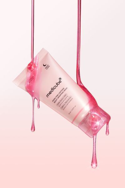 Ночная маска-пленка Medicube PDRN Pink Caffeine Night Wrapping Mask 75 мл с полинуклеотидами и кофеином 2868451435 фото