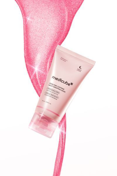Ночная маска-пленка Medicube PDRN Pink Caffeine Night Wrapping Mask 75 мл с полинуклеотидами и кофеином 2868451435 фото