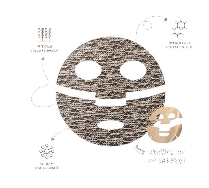 Колагенова маска-павутинка для ліфтингу шкіри CERAMINE Pure Collagen Mesh Mask 2592230025 фото