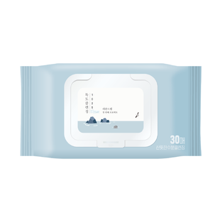 ROUND LAB 1025 Dokdo Cleansing Tissue 30 sheets - Очищувальні серветки з морською водою 000064 фото